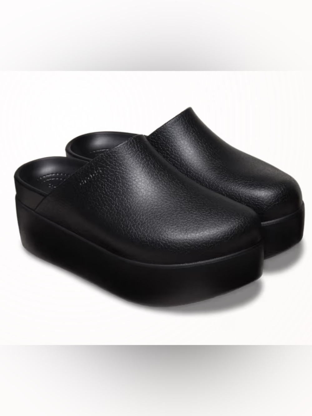 Crocs Dylan Platform Clog. Black, size W9. Excellent pre-owned condition. - Picture 3 of 13